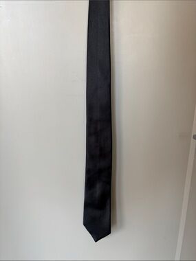 Classic Solid Black Men's Tie